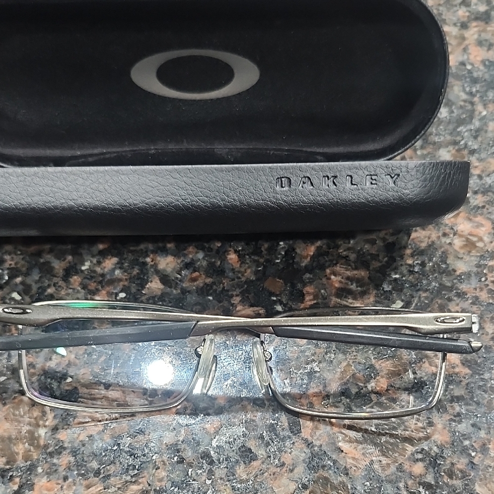 Oakley Metallic Eyeglasses with Black Case